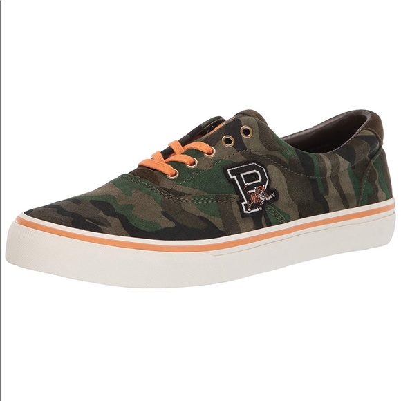 Polo Ralph Lauren Other - Polo Ralph Lauren Men Green Suede Thorton sneaker 9D
